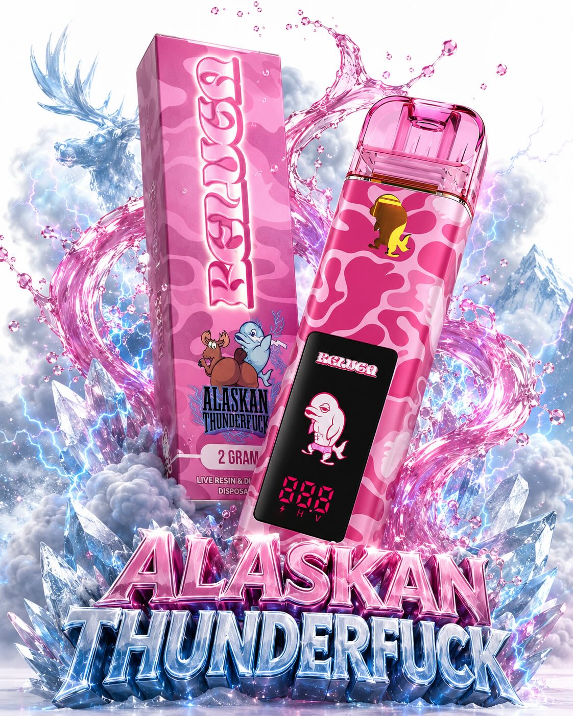Beluga Broz Alaskan Thunderfuck 2G Disposable | Live Resin Diamond Vape Beluga Broz Alaskan Thunderfuck 2G Disposable | Live Resin Diamond Vape