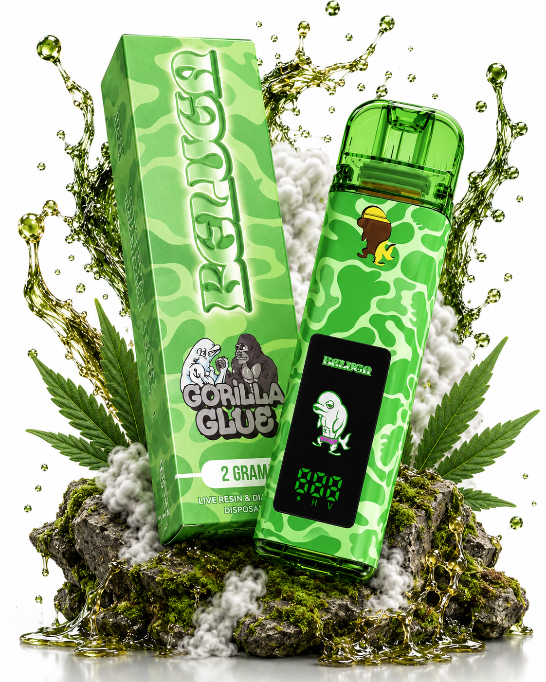 Beluga Broz Gorilla Glue 2G Disposable | Live Resin Diamond Vape Beluga Broz Gorilla Glue 2G Disposable | Live Resin Diamond Vape