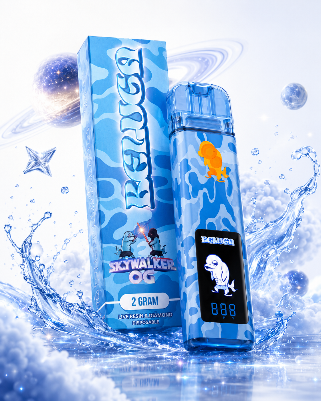 Beluga Broz Skywalker OG 2G Disposable | Live Resin Diamond Vape Beluga Broz Skywalker OG 2G Disposable | Live Resin Diamond Vape